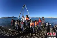 中國二次青藏科考分隊完成海拔逾4500米錯鄂湖科考工作