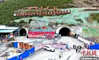 海撥4750餘米西藏夏貢拉山隧道工程建設穩步推進