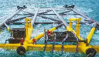 “深海一號”二期工程導管架成功滑移下水並精准就位