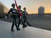 國家公祭廣場下半旗，為南京大屠殺死難同胞致哀