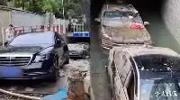 河南鄭州那個惹了眾怒的賓士堵車庫事件後續！